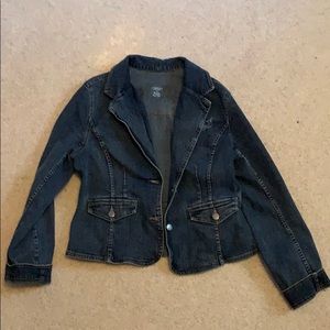 Jean jacket blazer